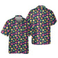 Fantasy Colorful Role Dice Hawaiian Shirt Pattern Detail For Casual Outings