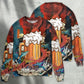 Beer Theme Sweater For Casual Gatherings Holidays And Everyday Comfort