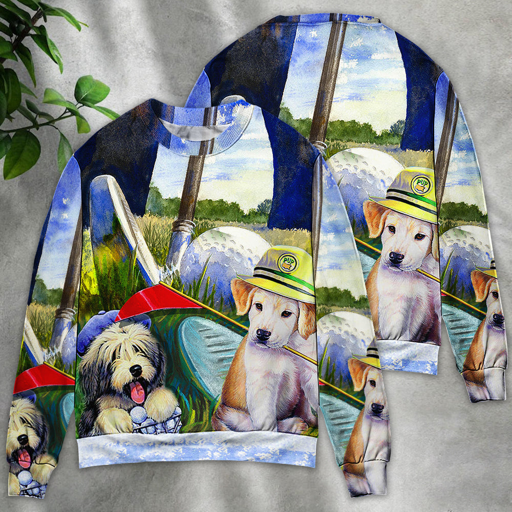 Funny Golf Dog Sweater For Animal Inspired Style Events And Comfortable Daily Wear