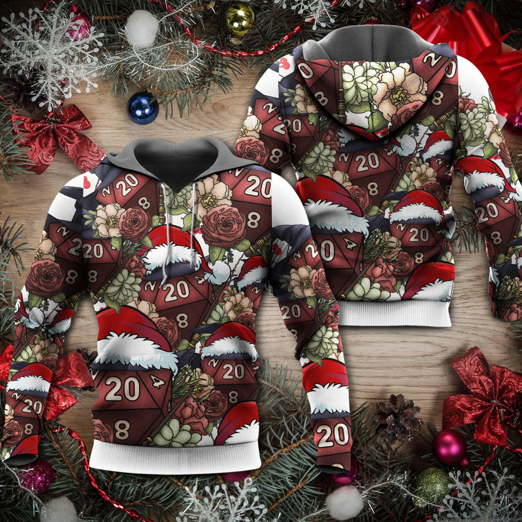 Christmas Dice Witchy Holiday Vibe Hoodie For Holiday Parties Weekend Outings And Cheerful Gift Giving