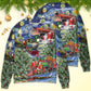 Christmas Gift Train Arrives At The Wharf Sweater For Festive Family Events Casual Wear And Holiday Gift Giving