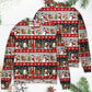 Christmas Santa And Snowman Happy Xmas Sweater For Winter Parties Seasonal Adventures And Relaxed Everyday Styling