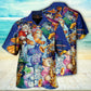 Funny Cat Jazz Music Hawaiian Shirt For Summer Vacation And Beach Travel