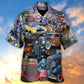Car Hot Rod Diner Show Hawaiian Shirt Design Detail For Beach Days And Holiday Travel