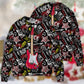 Guitar Rock Soul Merry Christmas Sweater For Holiday Travel Winter Outings And Cheerful Gift Giving