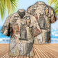 Vintage Owl Old Paper Hawaiian Shirt For Poolside Relaxation And Sunny Getaways