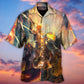 Blacksmith Faith Craftsmen Artisans Fire Hawaiian Shirt Print Closeup For Coastal Travel