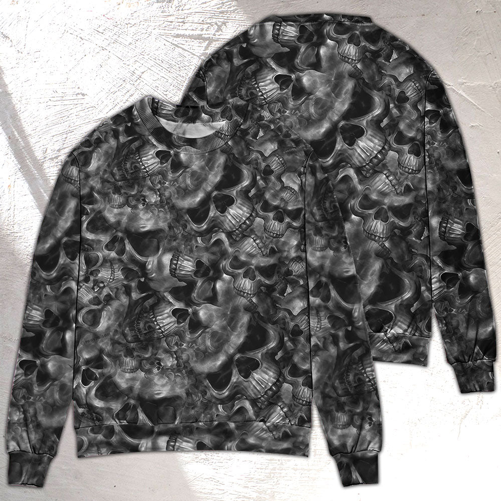 Skull Symbolic Sweater For Halloween Events Weekend Outings And Creative Gift Giving