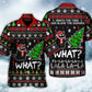 Black Funny Cat Wreck Tree Ugly Christmas Hawaiian Shirt For Summer Vacation And Beach Travel