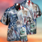 Wolf Independence Day Snow Mountain Hawaiian Shirt For Vacation Days And Relaxed Coastal Outings