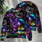 Funny Cat Neon Light Colorful Sweater For Animal Lovers Casual Wear Holidays And Thoughtful Gifting