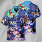 Cats Watching Cardinal Birds Hawaiian Shirt For Summer Vacation Beach Travel And Relaxed Casual Wear
