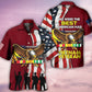 Veteran Vietnam Hawaiian Shirt Pattern Detail For Vacation Travel And Daily Wear