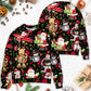 Christmas Joyful Santa Snowman Merry Xmas Sweater For Seasonal Parties Cozy Gatherings And Thoughtful Holiday Gifts