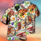 Breakfast Sausage Food Hawaiian Shirt Design Detail For Sunny Adventures And Casual Wear