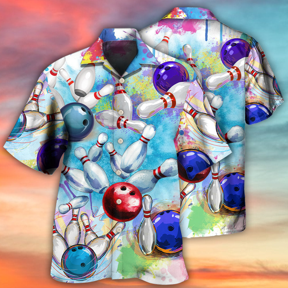 Bowling Adventure Graphic Hawaiian Shirt Artwork View For Thoughtful Gifting