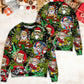 Christmas Hippie Santa Peace Sweater For Holiday Parties Family Gatherings And Seasonal Gift Giving