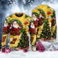 Christmas Tree Yellow Santa Claus Sweater For Seasonal Parties Cozy Gatherings And Thoughtful Holiday Gifts