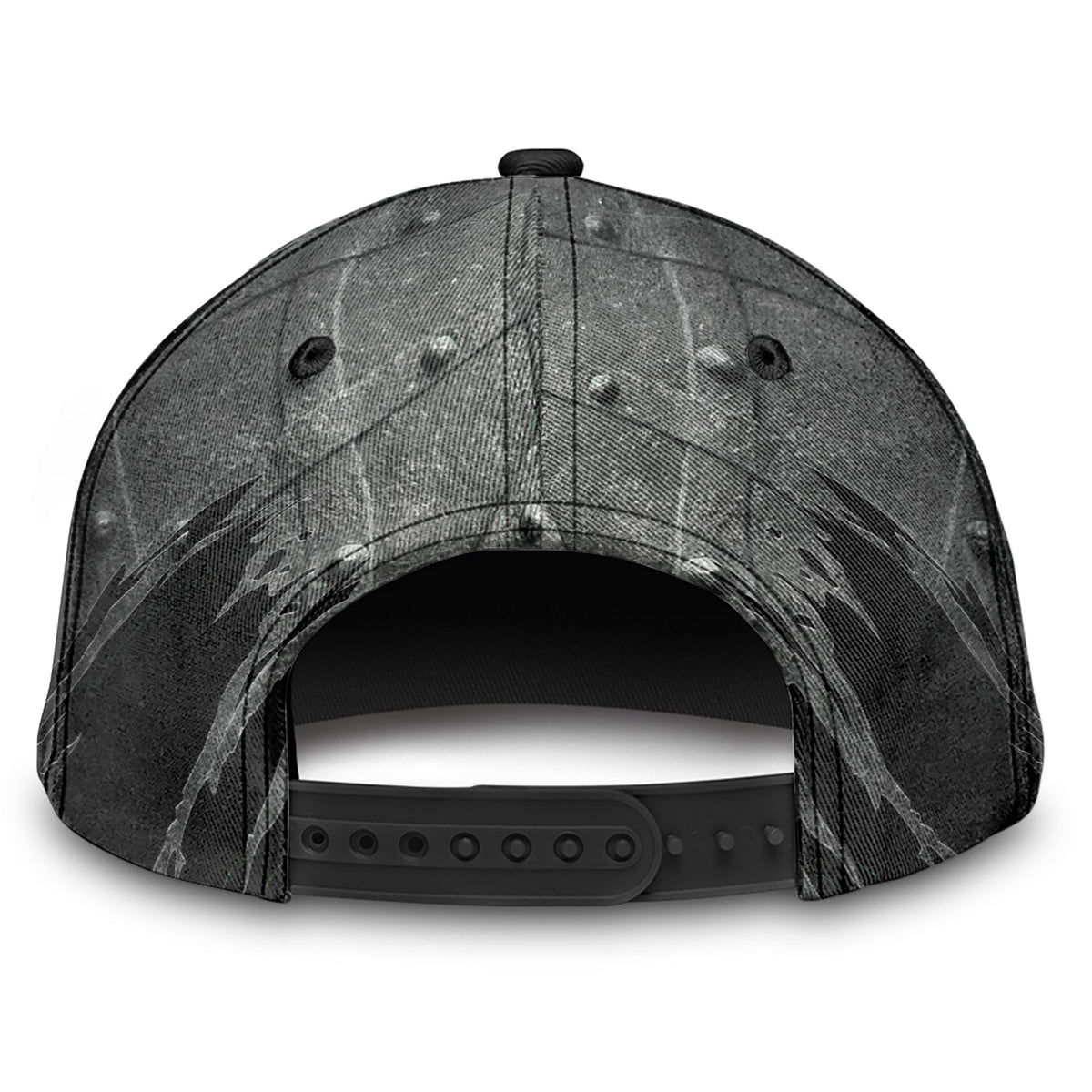 Cracked Fish On American Fishing Classic Cap For Relaxed Daily Style Vacations And Festival Wear