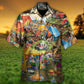 Camping Glamping Tent Family Picnic Hawaiian Shirt Detailed Pattern View For Coastal Travel