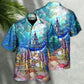 Whale Year Under Ocean Hawaiian Shirt Artwork View For Weekend Trips