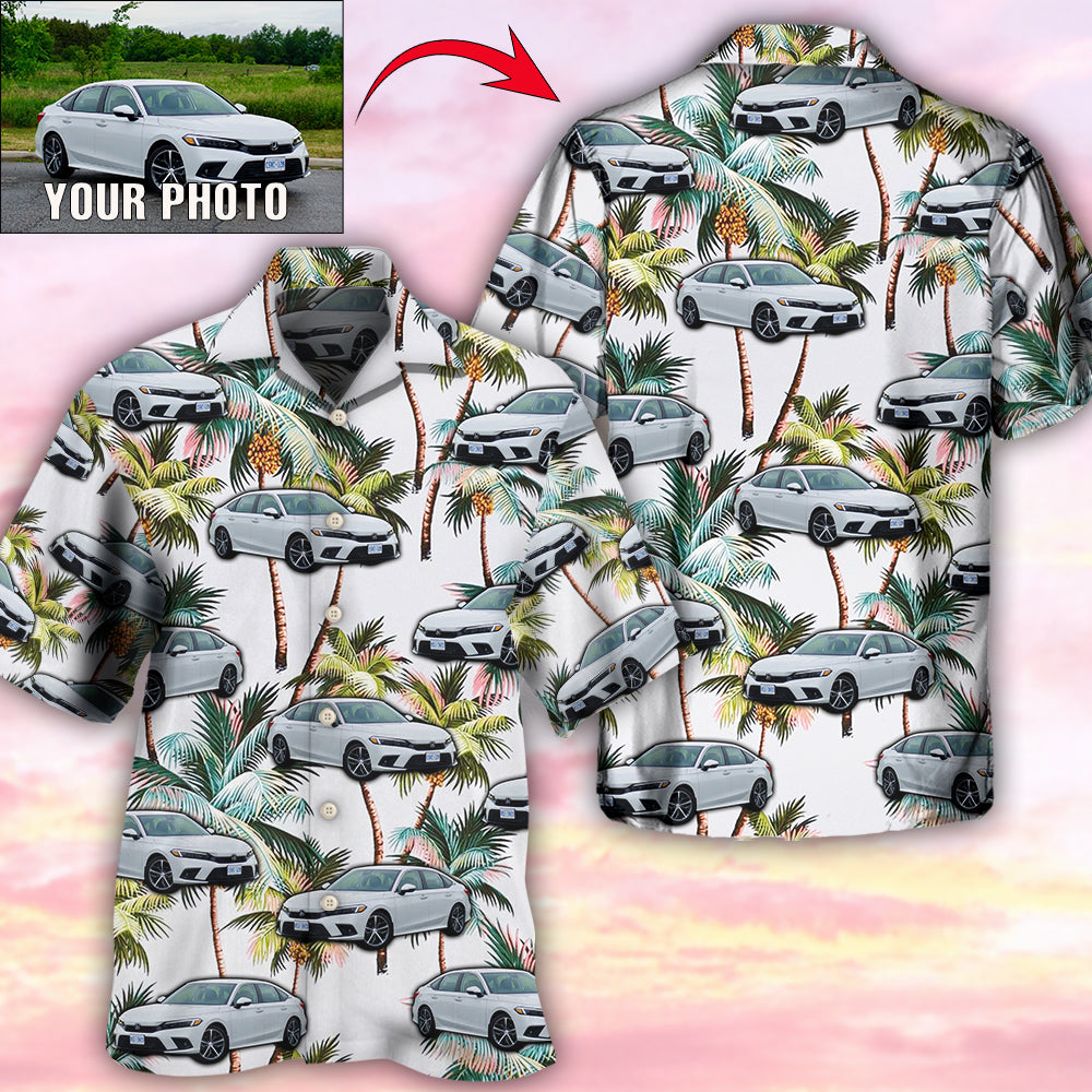 Car Various Custom Photo Hawaiian Shirt For Summer Vacation And Beach Travel