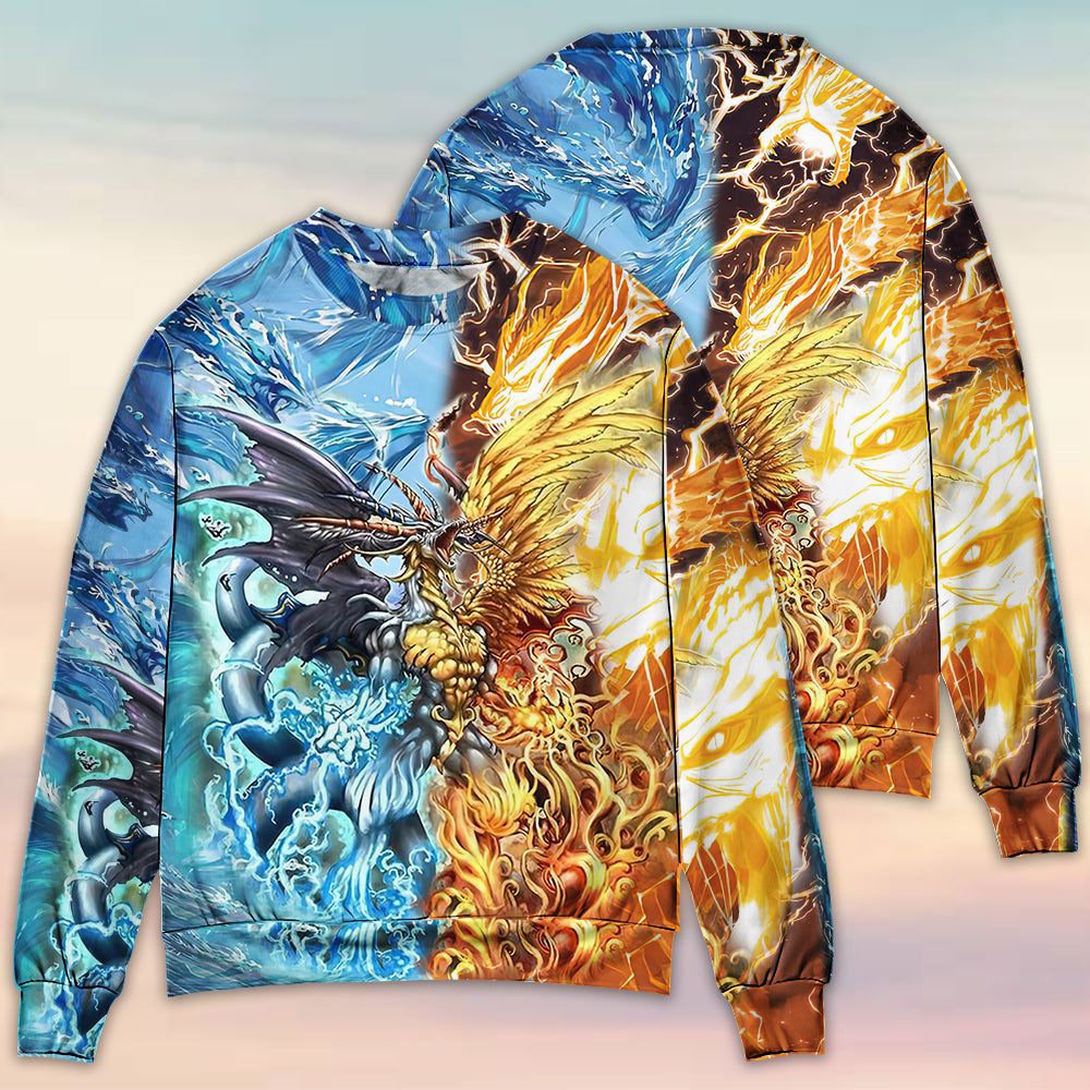 Dragon Immortal Fantasy Sweater For Nature Inspired Fashion Events And Relaxed Everyday Comfort