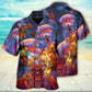 Diving Big Jellyfishes Fantasy Sea Hawaiian Shirt Pattern Detail For Vacation Travel And Daily Wear