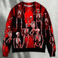 Skull Action Figure Sweater For Halloween Events Weekend Outings And Creative Gift Giving
