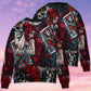 Skull And Rose Sweater For Alternative Fashion Events And Thoughtful Seasonal Gifts
