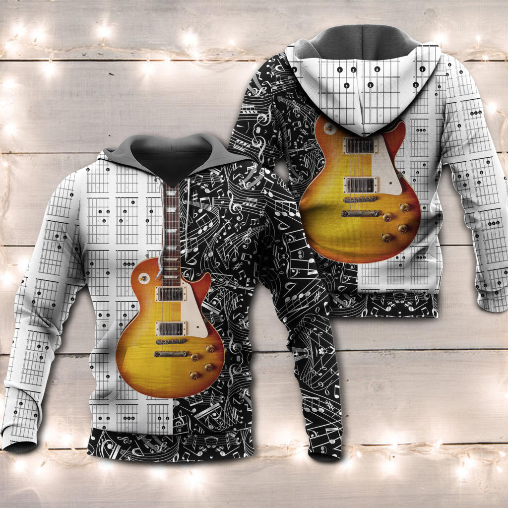 Black White Bass Guitar Musician Hoodie For River Adventures Outdoor Events And Everyday Style