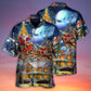 Snowman Christmas Family Light Hawaiian Shirt For Summer Vacation And Beach Travel