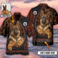 Dog German Shepherd Various Custom Photo Personalized Hawaiian Shirt Design View For Casual Summer Styling