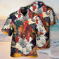 Rustic Chicken Farm Hawaiian Shirt For Summer Events And Casual Outdoor Wear