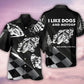 Racing Dogs Hawaiian Shirt Design Detail For Sunny Adventures And Casual Wear