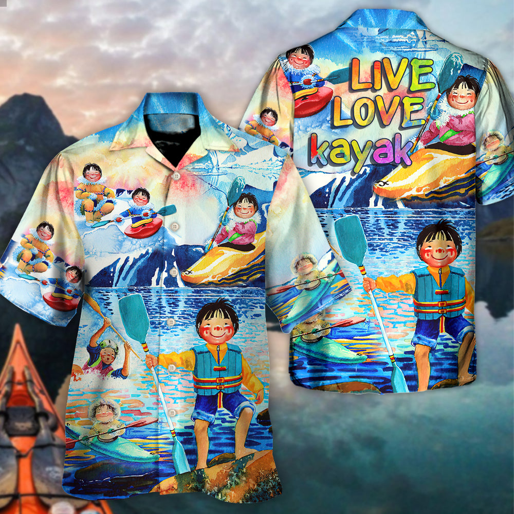 Funny Kayaking Weekend Humor Hawaiian Shirt For Sports Fans, Summer Outings, And Relaxed Vacation Wear
