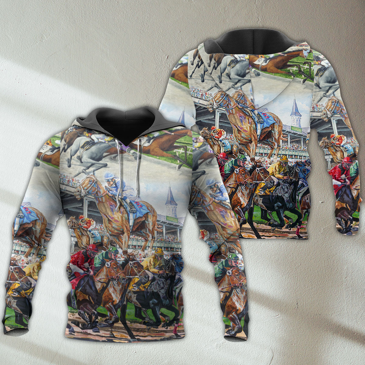 Strong Horse Racing Brave Hoodie For Western Casual Wear Travel And Thoughtful Gifting