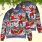 Christmas Funny Santa Happy Xmas Is Coming Sweater For Winter Parties Seasonal Adventures And Relaxed Everyday Styling