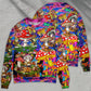 Hippie Mushroom Joyful Companions Sweater For Bohemian Style Festivals Travel And Casual Everyday Wear