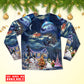 Santa Family Holiday Love Long Sleeve Pajamas Set For Holiday Travel And Comfortable Home Wear