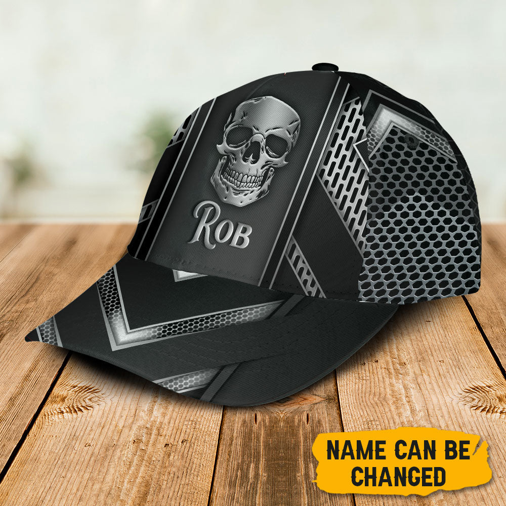 Black White Skull Personalized Classic Cap For Daily Comfort Outdoor Fun And Weekend Vacations