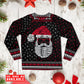 Retro Nordic Santa Christmas Long Sleeve Pajamas Set For Holiday Bedtime And Cozy Home Wear