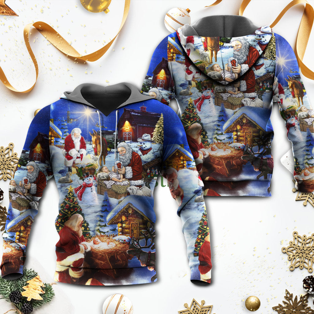 Christmas Faith Inspired Gift Message Hoodie For Winter Adventures Family Gatherings And Festive Everyday Style