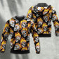 Skull Fire Energy Hoodie For Gothic Streetwear Night Events And Bold Everyday Style