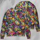 Smiling Colorful Cat Sweater For Animal Inspired Style Events And Comfortable Daily Wear