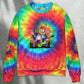 Hippie Power Of Music Gnome Sweater For Creative Spirits Travel Parties And Comfortable Casual Wear