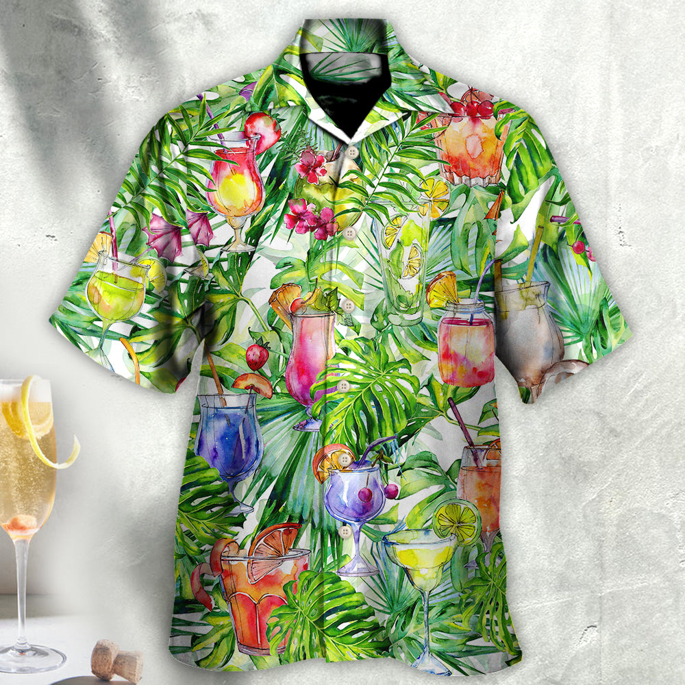 Cocktail Beach Drinks Bar Party Hawaiian Shirt Artwork View For Weekend Travel And Beach Style