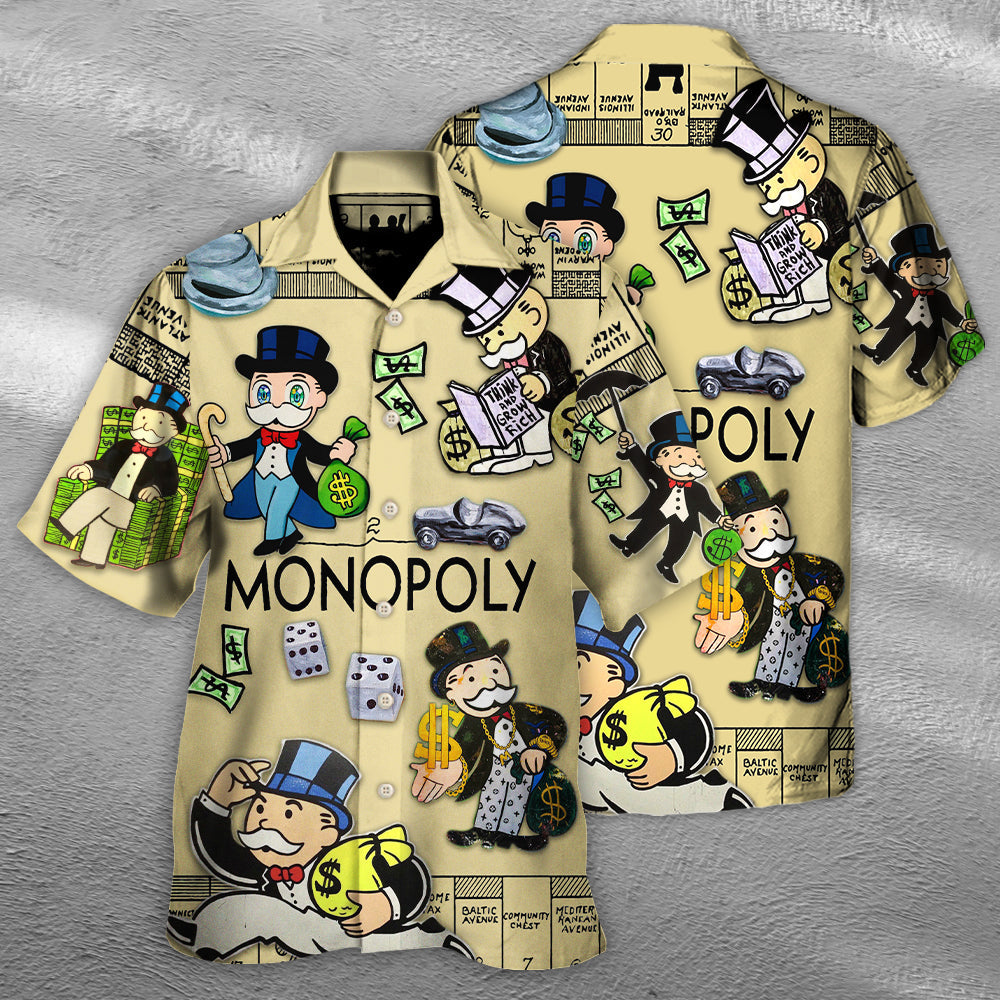 Classic Property Board Game Hawaiian Shirt Creative Print View For Thoughtful Gifting