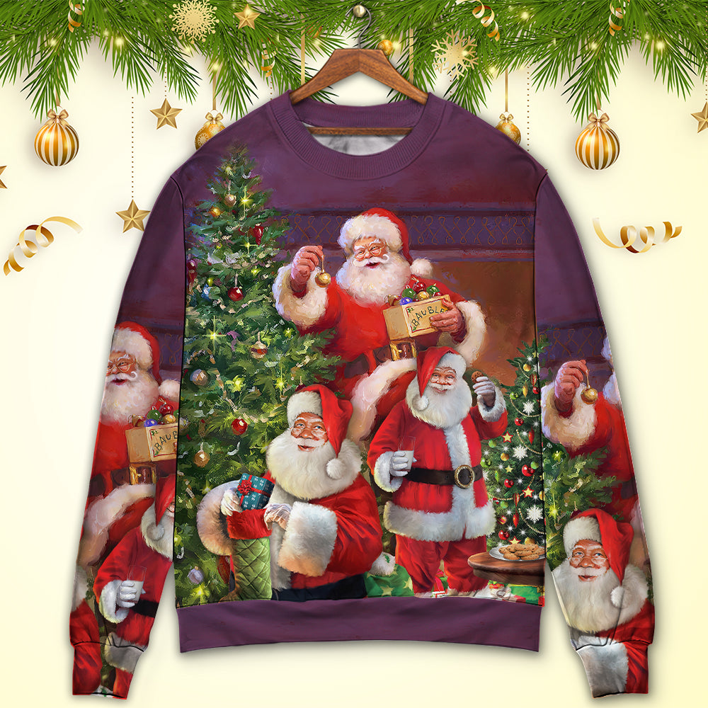 Christmas Funny Santa Gift Happy Sweater For Winter Celebrations Family Events And Thoughtful Gifting