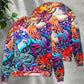 Colorful Octopus Sweater For Seaside Adventures Outdoor Events And Relaxed Daily Style